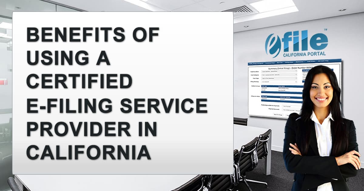 California efiling providers