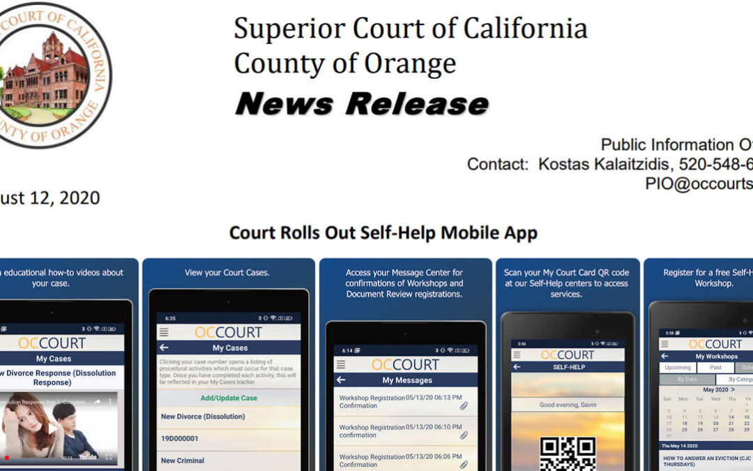 Orange County Superior Court Rolls Out Self-Help Mobile App