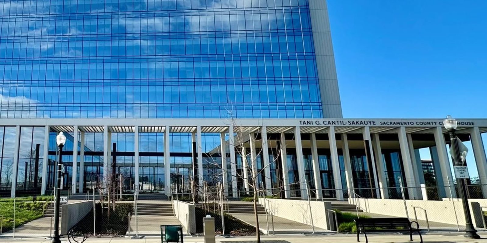 Tani G. Cantil-Sakauye Sacramento County Courthouse at 500 G Street in downtown Sacramento